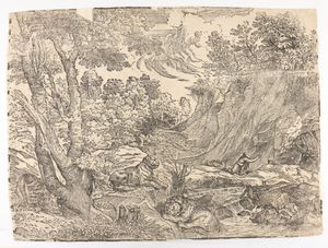 Nicolò Boldrini - San Gerolamo nel deserto, da Tiziano