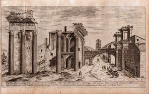 Etienne Dupérac - I vestigi dell'antichit di Roma raccolti et ritratti in perspettiva...