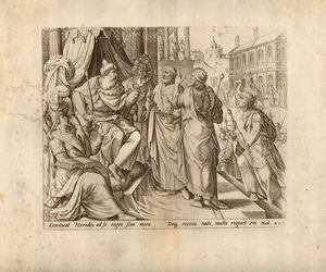 Jan (Johannes) Sadeler : Il viaggio dei Magi a Bethlehem  - Asta Stampe e Disegni dal XVI al XX secolo - Associazione Nazionale - Case d'Asta italiane