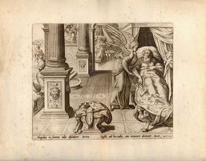 Jan (Johannes) Sadeler : Il viaggio dei Magi a Bethlehem  - Asta Stampe e Disegni dal XVI al XX secolo - Associazione Nazionale - Case d'Asta italiane