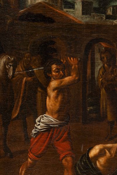 Giovanni Antonio Molineri : Decollazione  - Asta Dipinti Antichi - Associazione Nazionale - Case d'Asta italiane