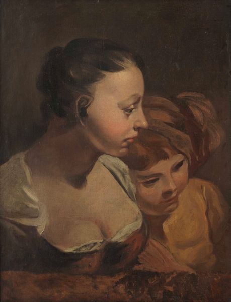 Giovanni Battista Piazzetta : Ritratto di contadini  - Asta Dipinti Antichi - Associazione Nazionale - Case d'Asta italiane