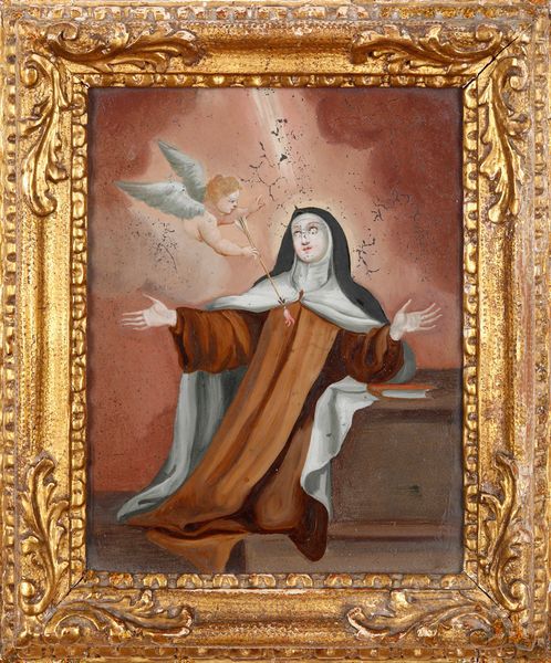 Scuola del XVIII secolo Santa Teresa  - Asta Dipinti Antichi - Associazione Nazionale - Case d'Asta italiane