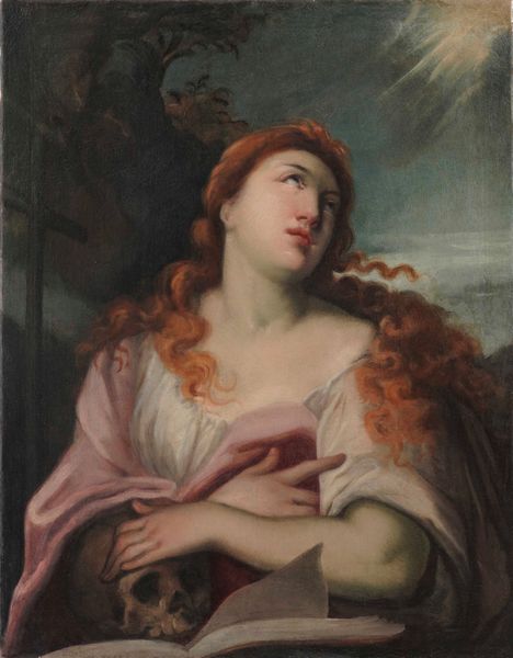 Scuola XVIII secolo Maria Maddalena  - Asta Dipinti Antichi - Associazione Nazionale - Case d'Asta italiane