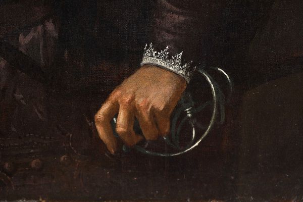 Nei modi della pittura veneta del XVI secolo Ritratto di gentiluomo con cappello  - Asta Dipinti Antichi - Associazione Nazionale - Case d'Asta italiane