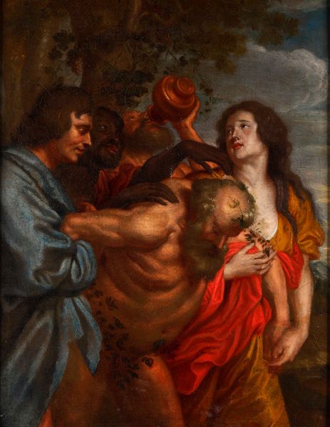 Scuola fiamminga del XVII secolo Episodio tratto dal Vecchio Testamento  - Asta Dipinti Antichi - Associazione Nazionale - Case d'Asta italiane