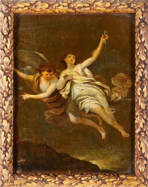 Scuola italiana del XVIII secolo Angeli  - Asta Dipinti Antichi - Associazione Nazionale - Case d'Asta italiane