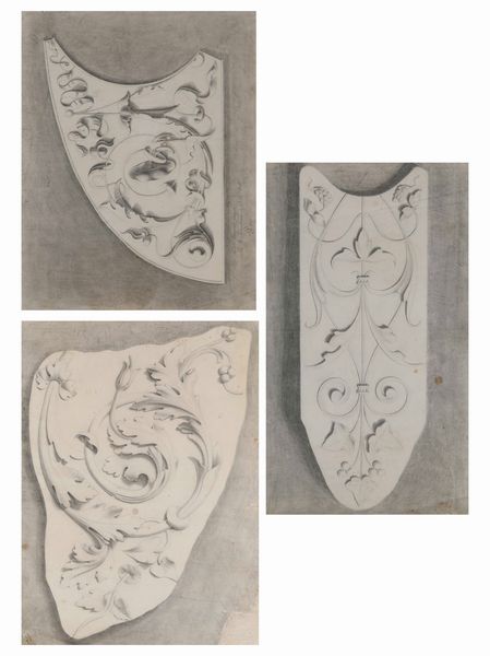 Scuola del XIX secolo Studi accademici di fregi  - Asta Dipinti Antichi - Associazione Nazionale - Case d'Asta italiane