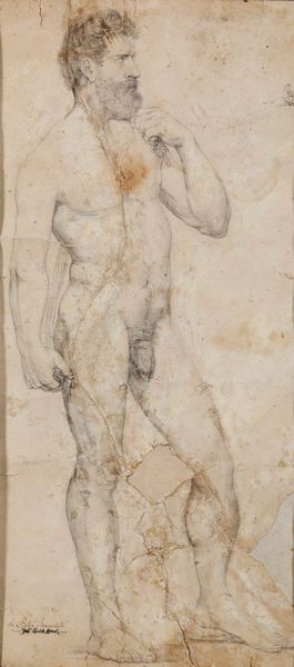 PIETRO BENVENUTI : Nudo virile  - Asta Dipinti Antichi - Associazione Nazionale - Case d'Asta italiane