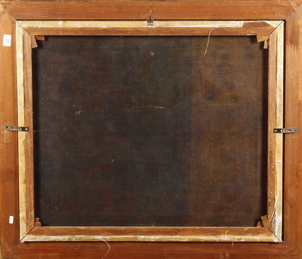 Scuola fiamminga del XVII secolo Paesaggio con popolani  - Asta Dipinti Antichi - Associazione Nazionale - Case d'Asta italiane