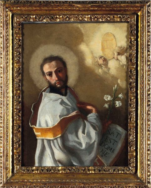 Scuola napoletana del XVIII secolo Beato Csar De Bus  - Asta Dipinti Antichi - Associazione Nazionale - Case d'Asta italiane