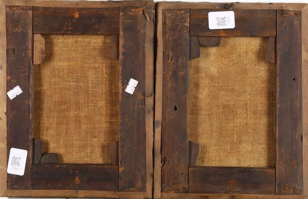 Scuola del XVIII secolo Scontri di cavalleria  - Asta Dipinti Antichi - Associazione Nazionale - Case d'Asta italiane