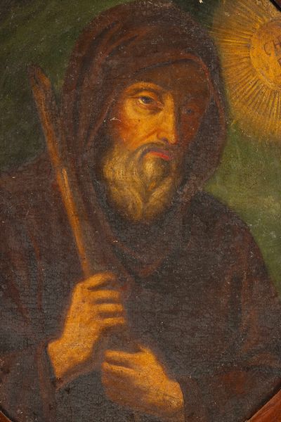 Scuola del XVIII secolo San Francesco di Paola  - Asta Dipinti Antichi - Associazione Nazionale - Case d'Asta italiane