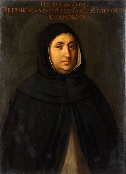 Scuola del XVII secolo Ritratto di Francesco Silvestri (Ferrara 1474-Rennes 1528)  - Asta Dipinti Antichi - Associazione Nazionale - Case d'Asta italiane