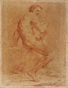 Scuola del XIX secolo Nudi virili  - Asta Dipinti Antichi - Associazione Nazionale - Case d'Asta italiane