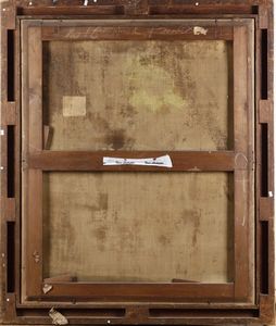 Scuola inglese del XVIII secolo Ritratto di gentiluomo nello studio  - Asta Dipinti Antichi - Associazione Nazionale - Case d'Asta italiane