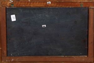 Scuola del XIX/XX secolo Paesaggio costiero con figure e imbarcazioni  - Asta Dipinti Antichi - Associazione Nazionale - Case d'Asta italiane