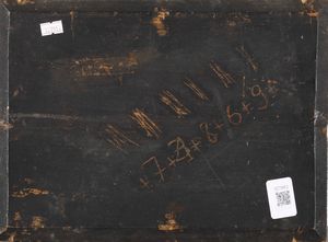 Scuola del XIX secolo Paesaggio invernale con figure  - Asta Dipinti Antichi - Associazione Nazionale - Case d'Asta italiane