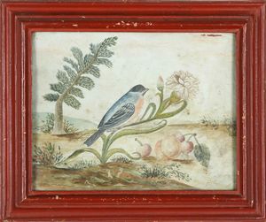 Octavianus Monfort (attivo in Piemonte nel XVII secolo) : Soggetti naturalistici con volatili  - Asta Dipinti Antichi - Associazione Nazionale - Case d'Asta italiane