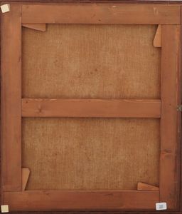 Scuola del XVIII secolo Composizione con fiori e pappagallo  - Asta Dipinti Antichi - Associazione Nazionale - Case d'Asta italiane