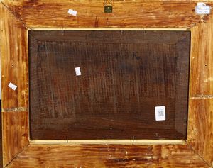 Scuola del XVIII secolo Paesaggio bucolico con pastori e armenti  - Asta Dipinti Antichi - Associazione Nazionale - Case d'Asta italiane