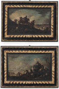 Jaques Courtois detto il Borgognone - Scontri di cavalleria