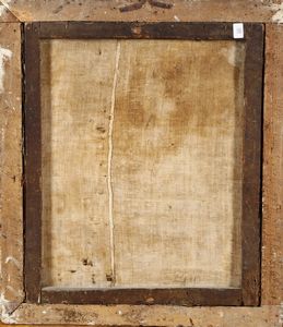 Scuola genovese del XVII secolo San Luca  - Asta Dipinti Antichi - Associazione Nazionale - Case d'Asta italiane