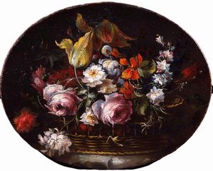 Margherita Caffi - Canestro di fiori