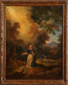 Carlo Antonio Tavella - Eremita in un paesaggio