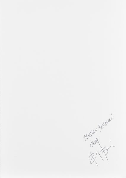 Riccardo Bagnoli : Agostino Bonalumi  - Asta Fotografia - Associazione Nazionale - Case d'Asta italiane