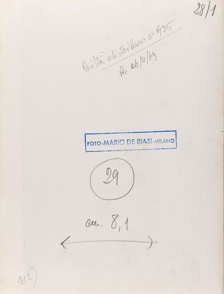 Mario de Biasi : Citt� di Milano  - Asta Fotografia - Associazione Nazionale - Case d'Asta italiane