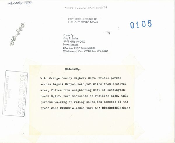 Guy L. Stulz : lotto di 5 fotografie Senza titolo (Laguna Beach Rock)  - Asta Fotografia - Associazione Nazionale - Case d'Asta italiane