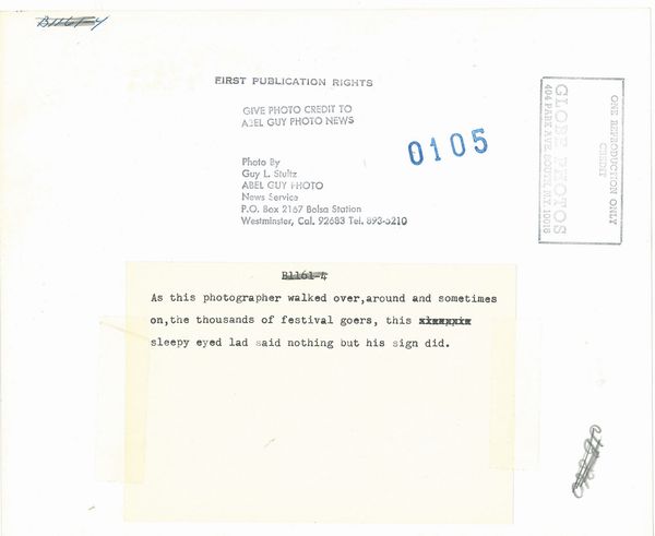 Guy L. Stulz : lotto di 5 fotografie Senza titolo (Laguna Beach Rock)  - Asta Fotografia - Associazione Nazionale - Case d'Asta italiane