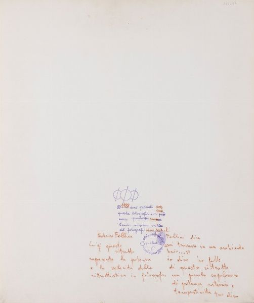 Dino Pedriali : Federico Fellini  - Asta Fotografia - Associazione Nazionale - Case d'Asta italiane