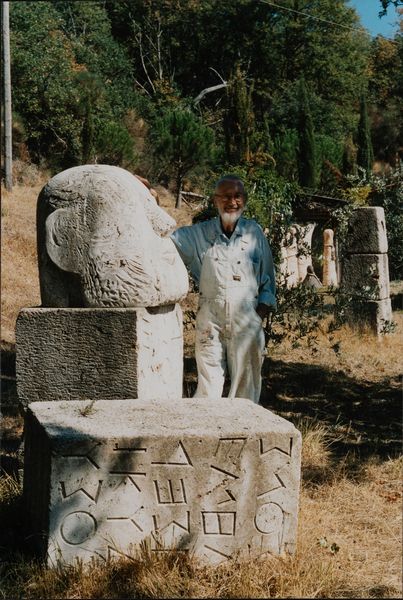 Nino Lo Duca : Ritrato di Joe Tilson in Toscana  - Asta Fotografia - Associazione Nazionale - Case d'Asta italiane