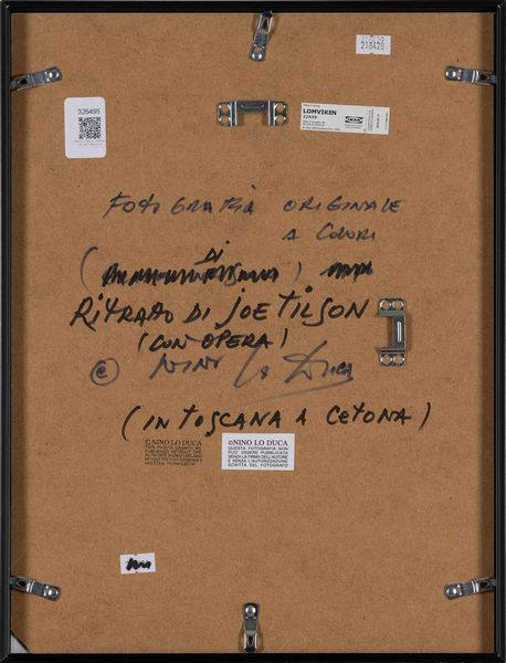 Nino Lo Duca : Ritrato di Joe Tilson in Toscana  - Asta Fotografia - Associazione Nazionale - Case d'Asta italiane
