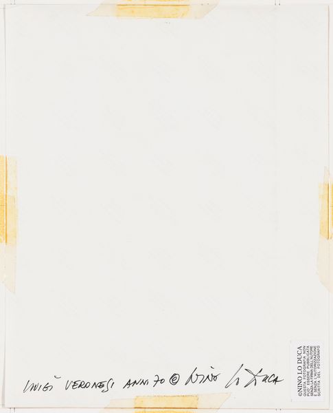 Nino Lo Duca : Ritratto di Luigi Veronesi  - Asta Fotografia - Associazione Nazionale - Case d'Asta italiane