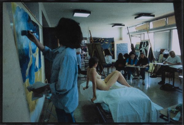 Nino Lo Duca : Modella con allievi, Accademia di Brera: a scuola di disegno  - Asta Fotografia - Associazione Nazionale - Case d'Asta italiane