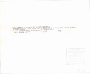 Brian Aris : Nina Carter, secrets of a body beautiful  - Asta Fotografia - Associazione Nazionale - Case d'Asta italiane