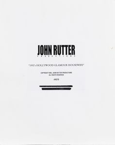 John Rutter : 1950s, Hollywood Glamour Housewife  - Asta Fotografia - Associazione Nazionale - Case d'Asta italiane