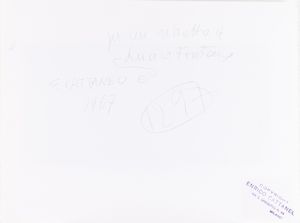 Enrico Cattaneo : Enrico Cattaneo fotografa Lucio Fontana, Corso Monforte Milano  - Asta Fotografia - Associazione Nazionale - Case d'Asta italiane