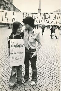 Ombretta Carrea - Roma, Manifestazione femminista