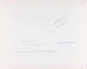 Gianni Melotti : Marco Del Re, Di come sbancare il lunario  - Asta Fotografia - Associazione Nazionale - Case d'Asta italiane