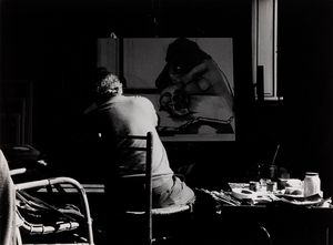 Pino Settanni - Renato Guttuso dipinge �Maddalena pentita�