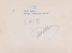 Pino Settanni : Renato Guttuso dipinge �Maddalena pentita�  - Asta Fotografia - Associazione Nazionale - Case d'Asta italiane