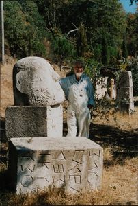 Nino Lo Duca - Ritrato di Joe Tilson in Toscana