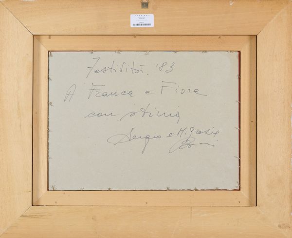 Sergio Scatizzi : Vaso di fiori  - Asta Asta di Arte Moderna e Contemporanea  - Associazione Nazionale - Case d'Asta italiane