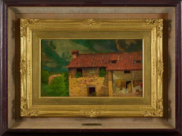 Luigi Gioli : Casolare  - Asta Asta di Arte Moderna e Contemporanea  - Associazione Nazionale - Case d'Asta italiane