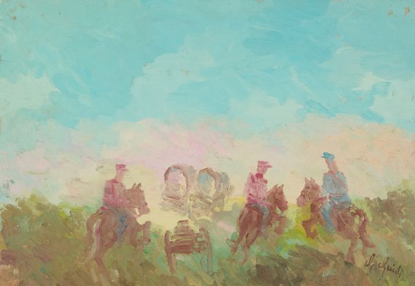 Guido Guidi : Soldati a cavallo  - Asta Asta di Arte Moderna e Contemporanea  - Associazione Nazionale - Case d'Asta italiane