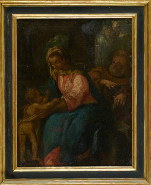 Anonimo : Sacra famiglia  - Asta Asta di Arte Moderna e Contemporanea  - Associazione Nazionale - Case d'Asta italiane